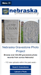 Mobile Screenshot of nebraskagravestones.org