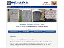 Tablet Screenshot of nebraskagravestones.org
